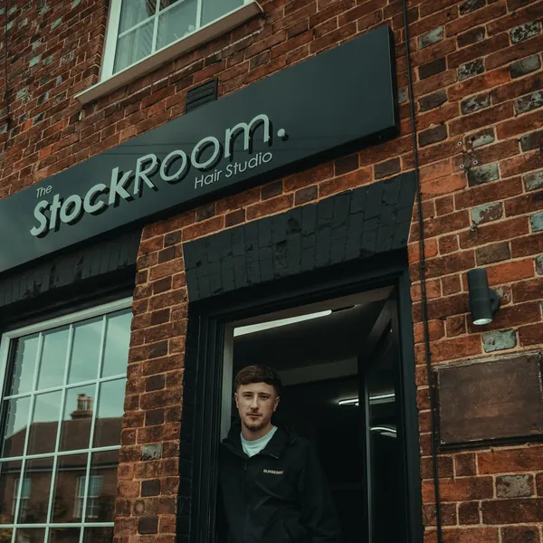 The StockRoom shopfront sign